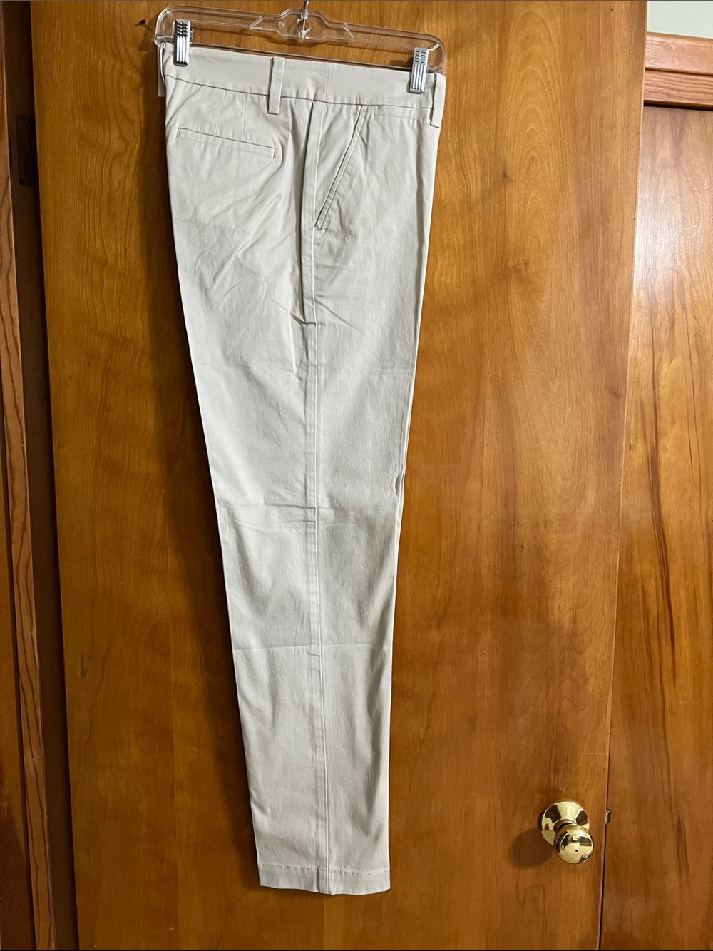 Talbots Straight Leg Pants in Light Beige/Cream
